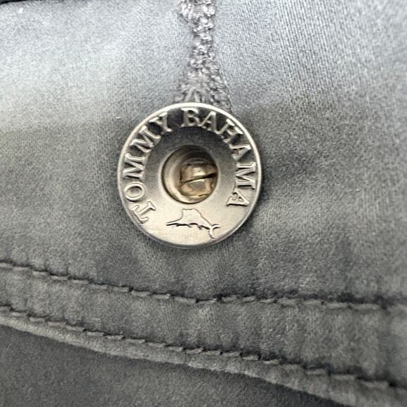 Tommy Bahama BORACAY JEAN JACKETTrucker Jacket XXL Gray Tencel Cotton Blend NWOT - Picture 7 of 9